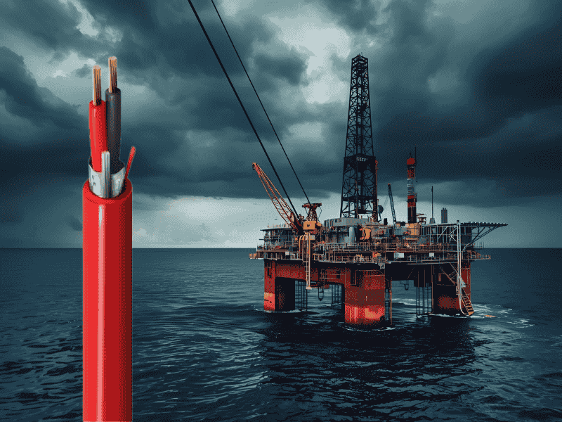 Nuclear Off shore Petrochem Custom Fire-Resistant Cable
